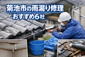 菊池市の雨漏り修理